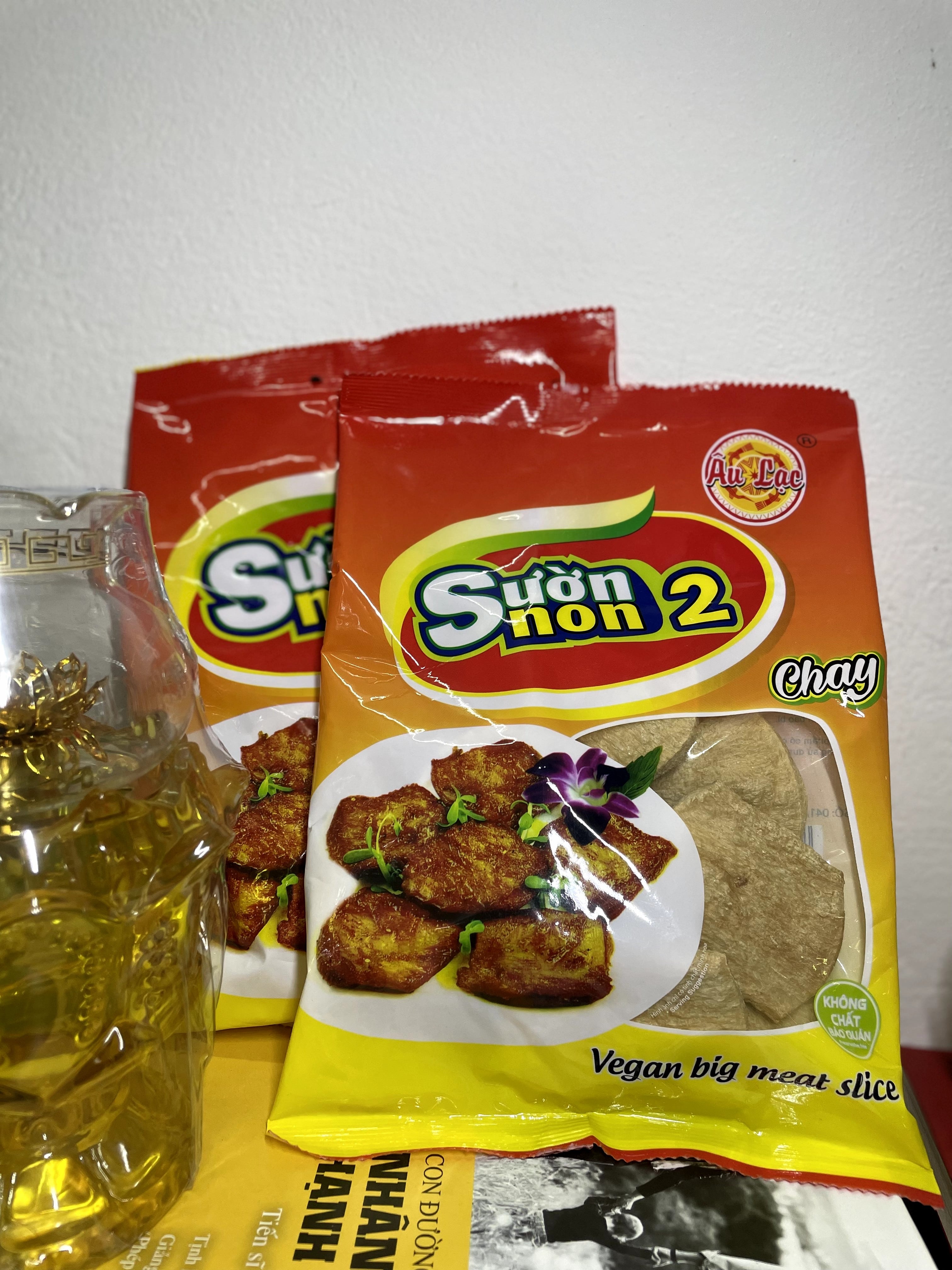 Sườn non chay đồ ăn chay gói 100g không chất bảo quản đồ ăn thuần chay