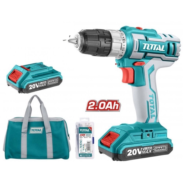 20V Máy khoan vặn vít dùng pin Total TDLI20025