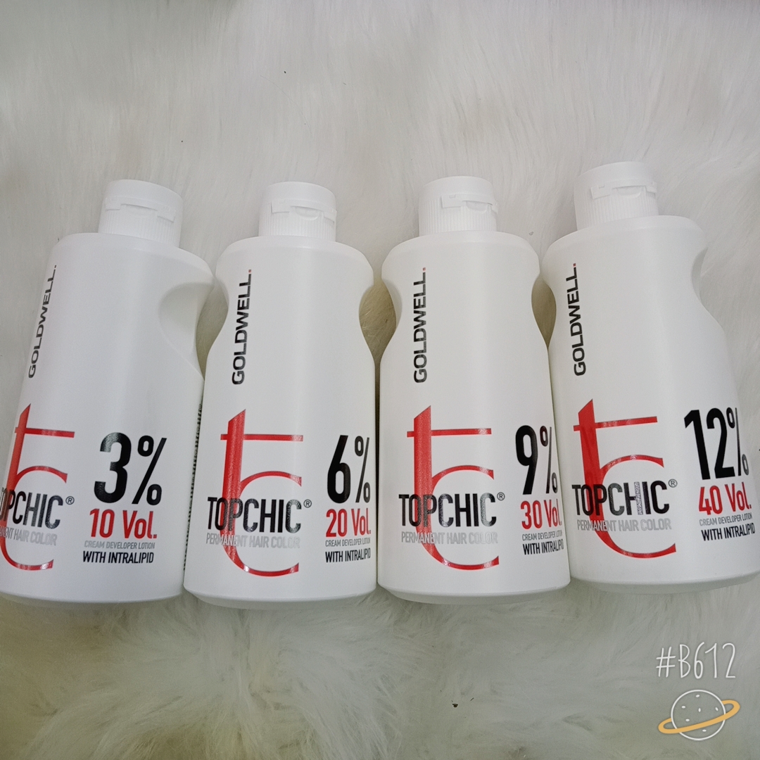 OXY TRỢ NHUỘM MÀU TÓC CAO CẤP GOLDWELL TOPCHIC 1000ML