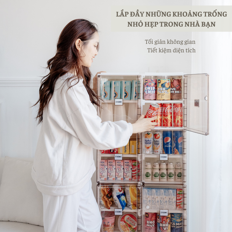 Tủ Đựng Đồ Đa Năng Enbox Gấp Gọn Thông Minh