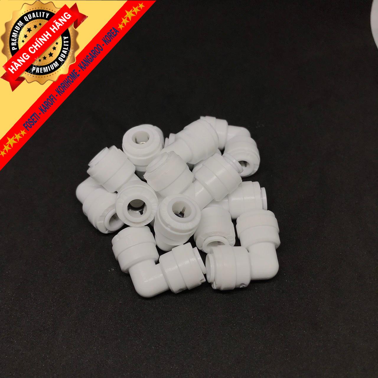 Cút nối nhanh 2 đầu cút góc đầu ra phi 6