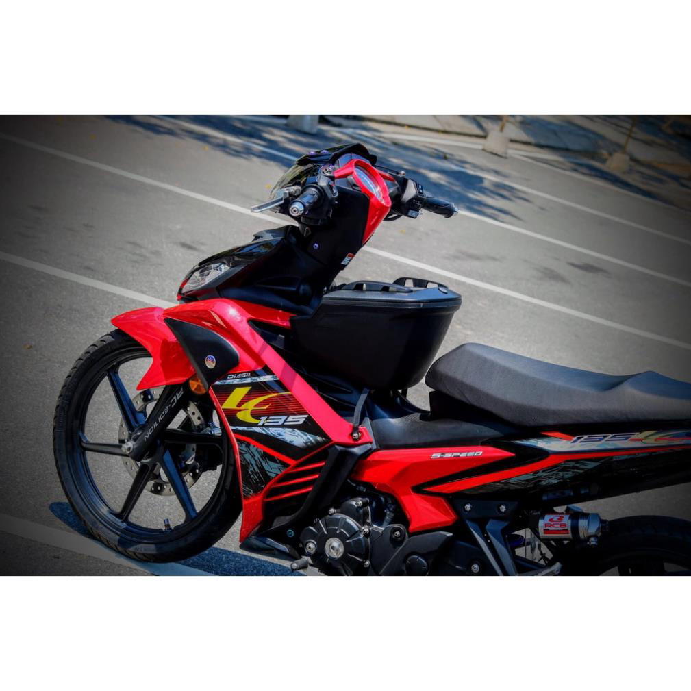 Tem rời dán xe exciter 135 mẫu lc đỏ đen vàng