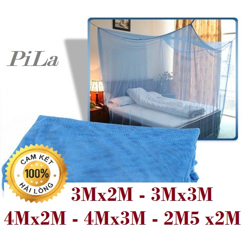 Mùng ngủ lưới kích thước lớn đặc biệt 4mx3m, 4mx2m, 3mx2m, 3m5, 2m5