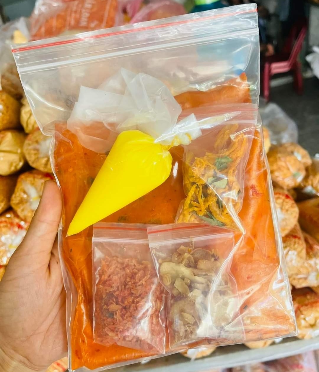 BÁNH TRÁNG PHƠI SƯơNG MỀM DẺO KÈM MUỐI TÉP HÀNH + BƠ