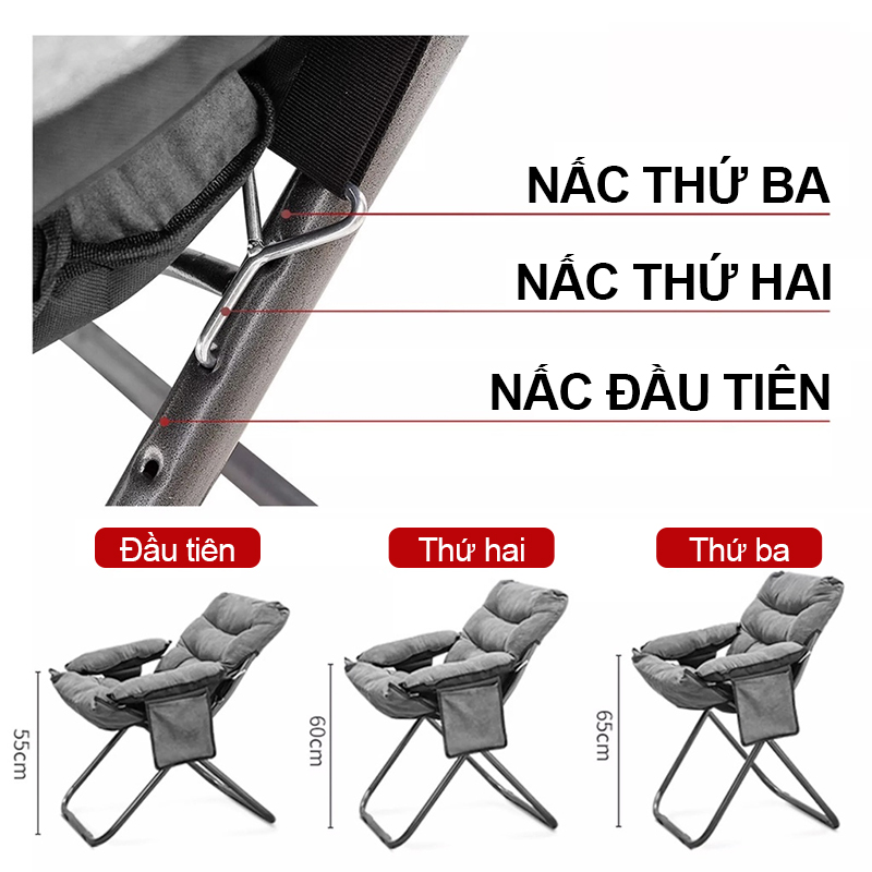 DAMIK Ghế sofa lười lưng thư giãn đọc sách + gác chân
