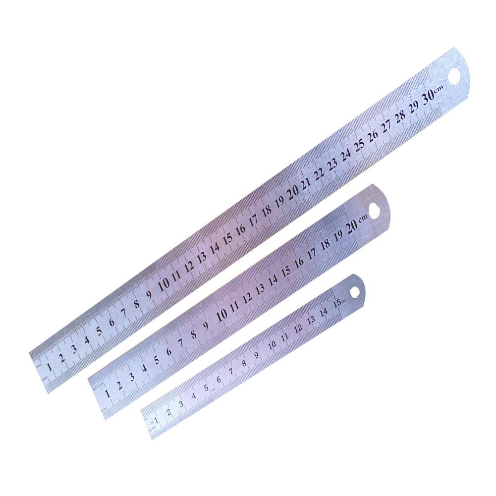 Thước cứng inox dài 15/20/30cm