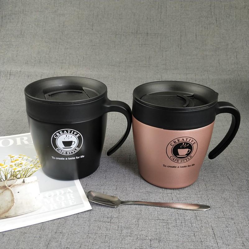 Cốc pha cafe inox 304 Creative 330ml tiện lợi, giữ nhiệt cực tốt