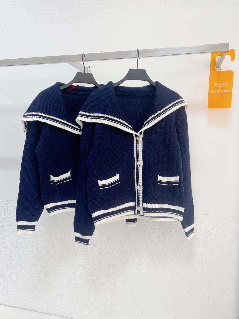 AfterBefore | Áo Cardigan cổ thuỷ thủ nhiều màu