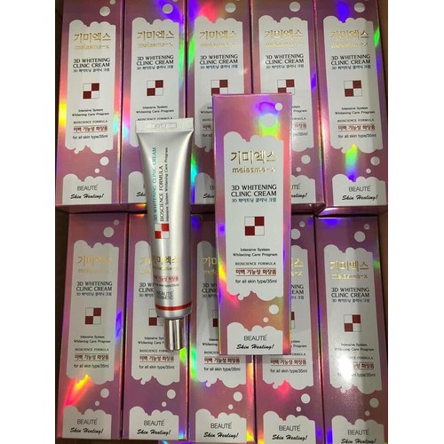 Kem Hỗ Trợ Giảm Thâm Nám Tàn Nhang Melasma-X 3D Whitening Clinic Cream