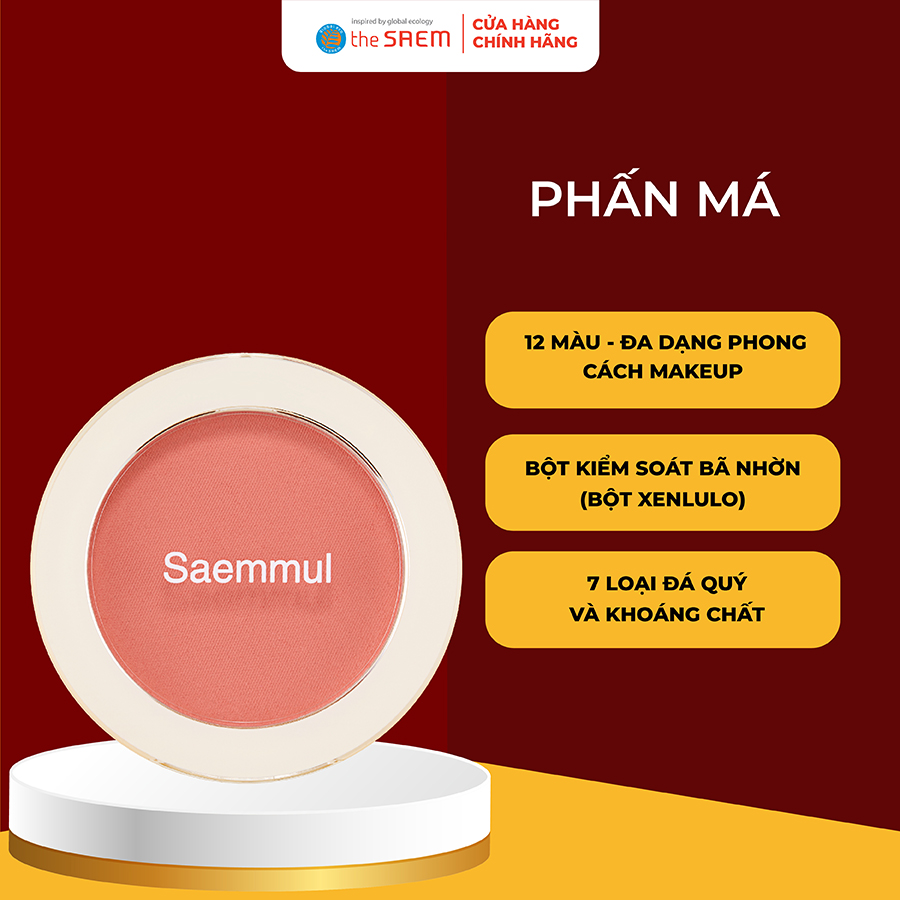 Phấn má hồng The Saem Saemmul Single Blusher (5g)