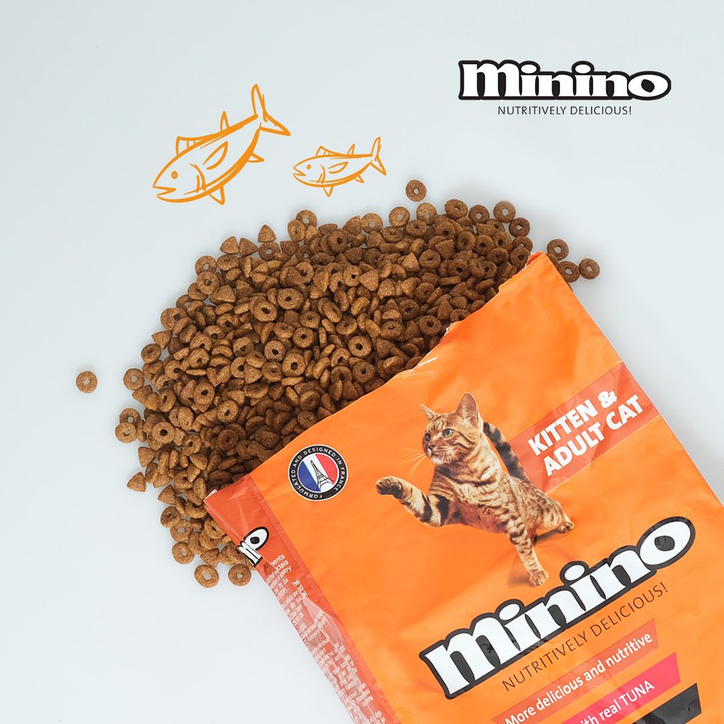 Thức ăn hạt Minino dành cho mèo mọi lứa tuổi