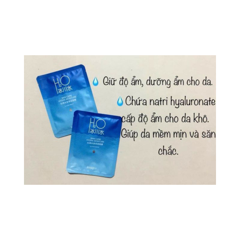 Mặt Nạ H2O Mát Lạnh Cấp Nước Cho Da Da Thư Giãn ( combo 2 gói )