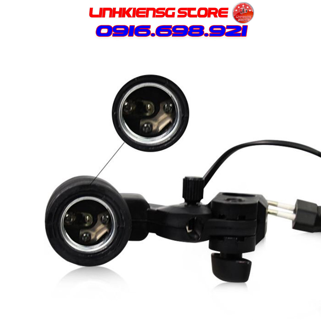 Chuôi Đèn Led Studio E27LR Cho Các Studio Chụp Hình