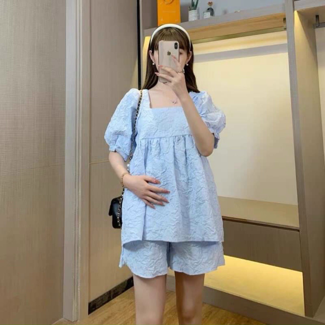 bộ đồ bầu mặc nhà giá rẻ, đẹp