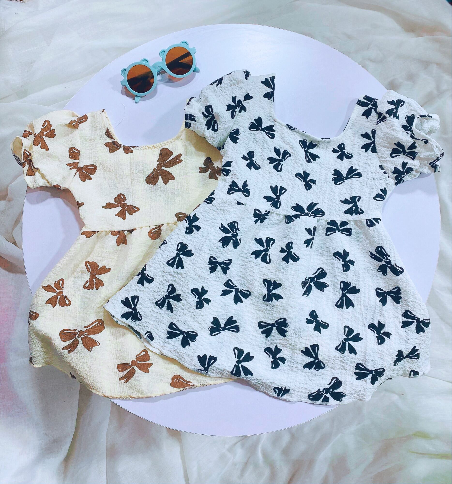 Váy tết nơ xinh xắn  cho bé 7-21kg