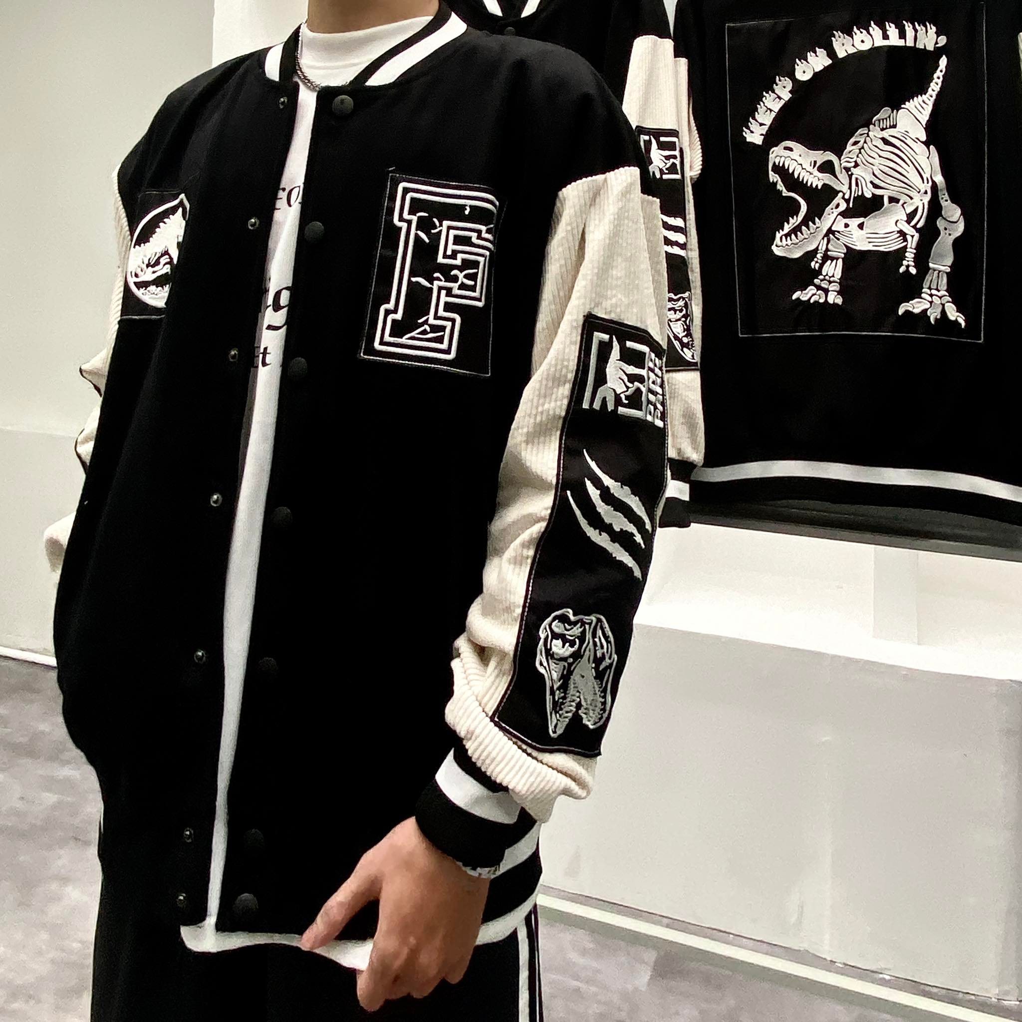 ÁO KHOÁC FF DINOSAUR VARSITY JACKET