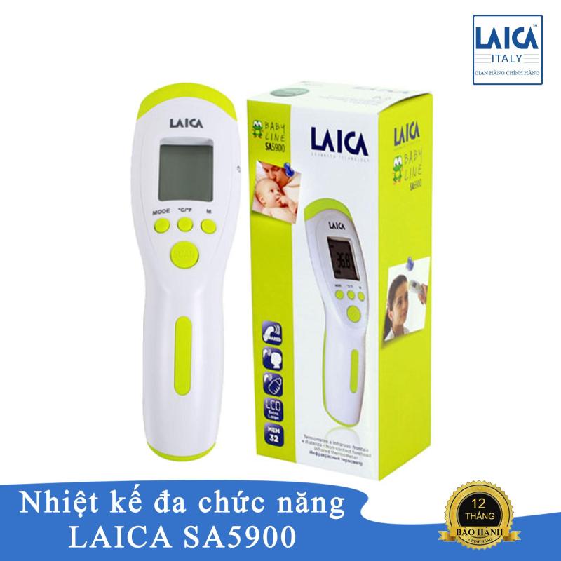 Nhiệt kế điện tử hồng ngoại đo trán Laica SA5900 - Đo trán nhiệt độ cơ thể, đo môi trường, đo nước tắm và sữa