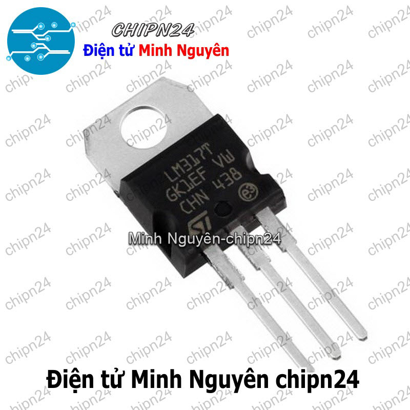 [3 con] (DIP) IC LM317 TO-220 (LM317T) (IC Nguồn Điều chỉnh điện áp tuyến tính) - HH000329