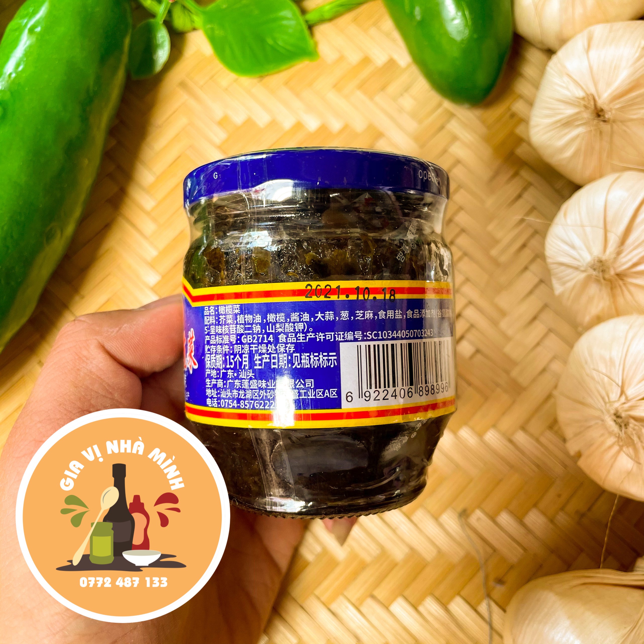 CẢI CÀ NA TRUNG QUỐC PENG SHENG -HỦ 180GR