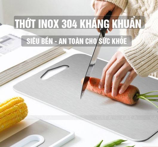 Thớt inox 304 Nanichino Thichness 0.3cm siêu dày