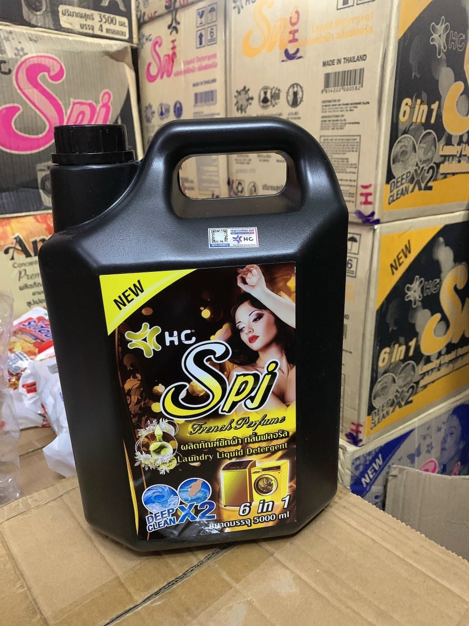 Nước Giặt SPJ Thái Lan Can 5lit 3 Màu