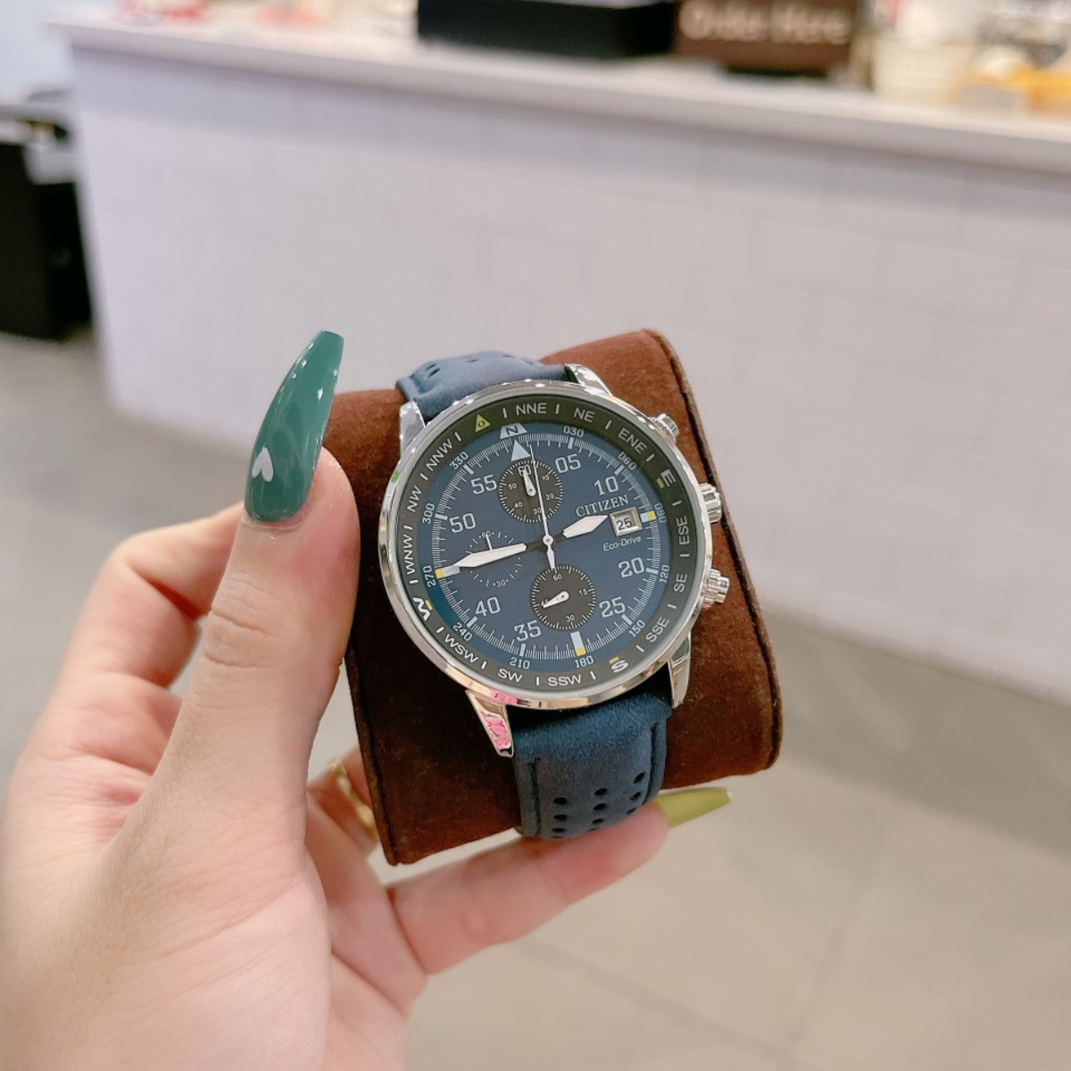 Đồng hồ nam Citizen full kim dây da đẳng cấp