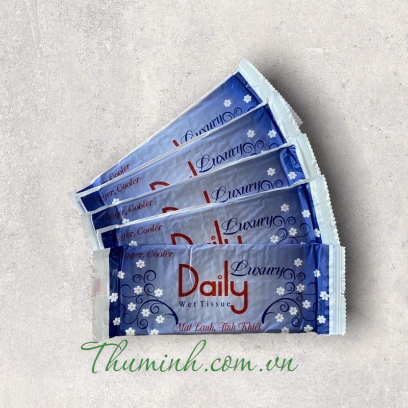 Combo 20 Khăn Lạnh Daily Cao Cấp Dày Đẹp