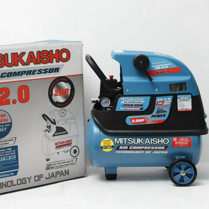 Máy Nén Khí Có Dầu Mitsukaisho 30 Lít 2HP