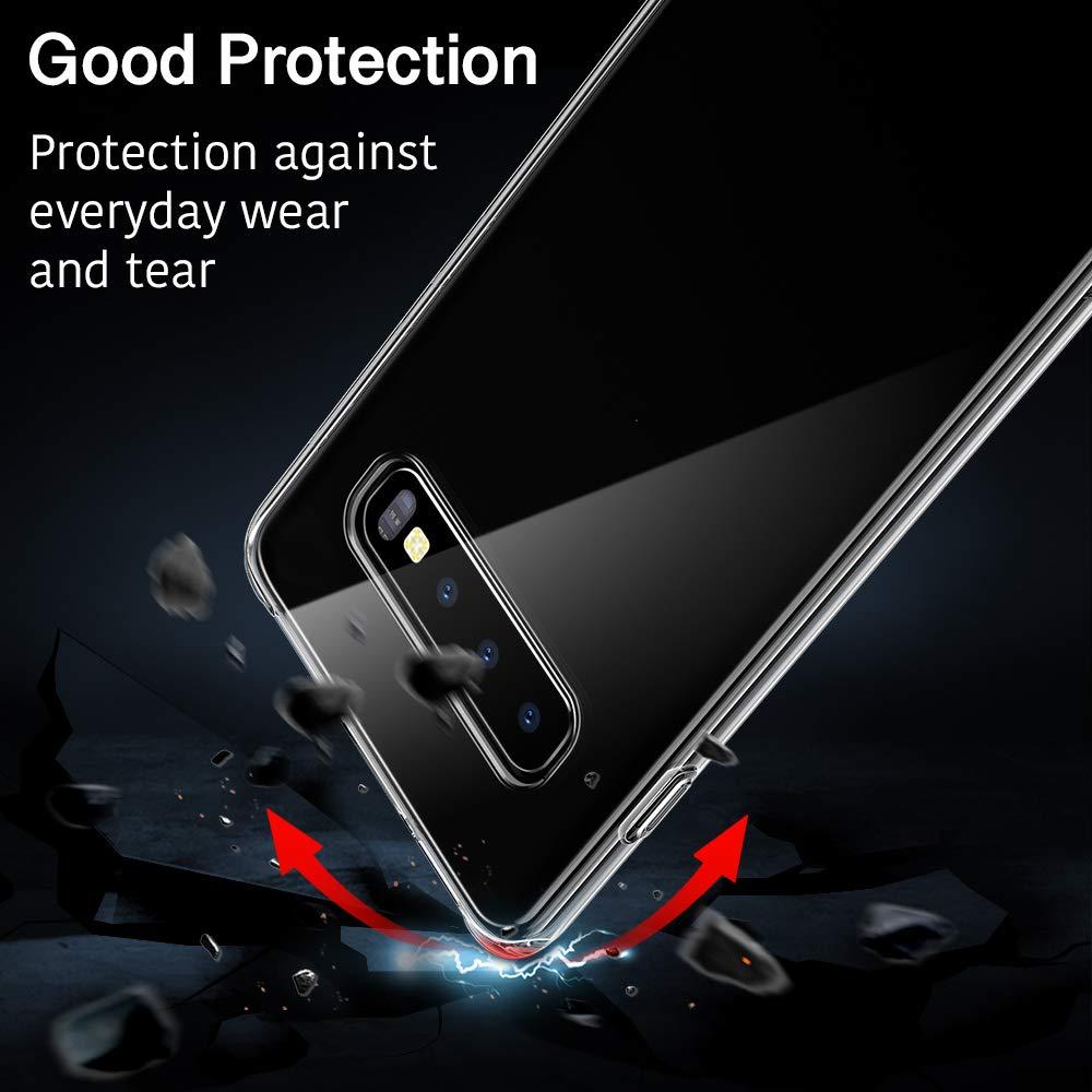 Ốp Silicon cho Samsung Galaxy S10 Plus / S10+ Trong suốt (Loại A+ chống ố vàng)