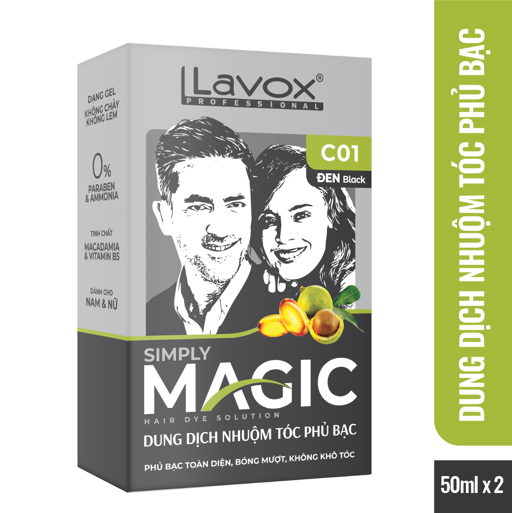 Nhuộm Tóc Phủ Bạc Magic Lavox