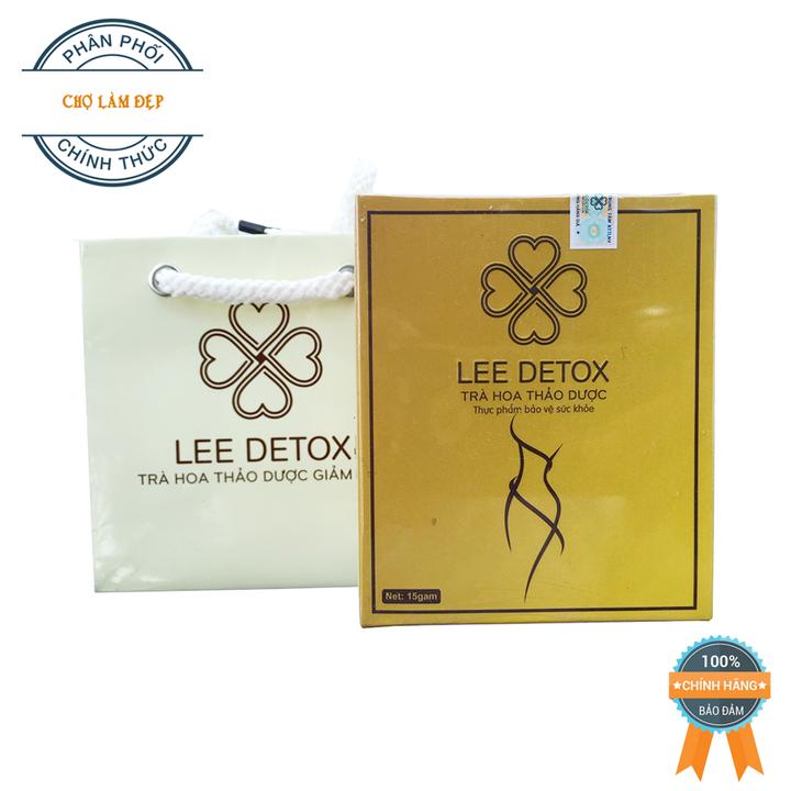 [9 hãng] Trà Hoa Thảo Dược Giảm Cân Lee Detox (30 viên)