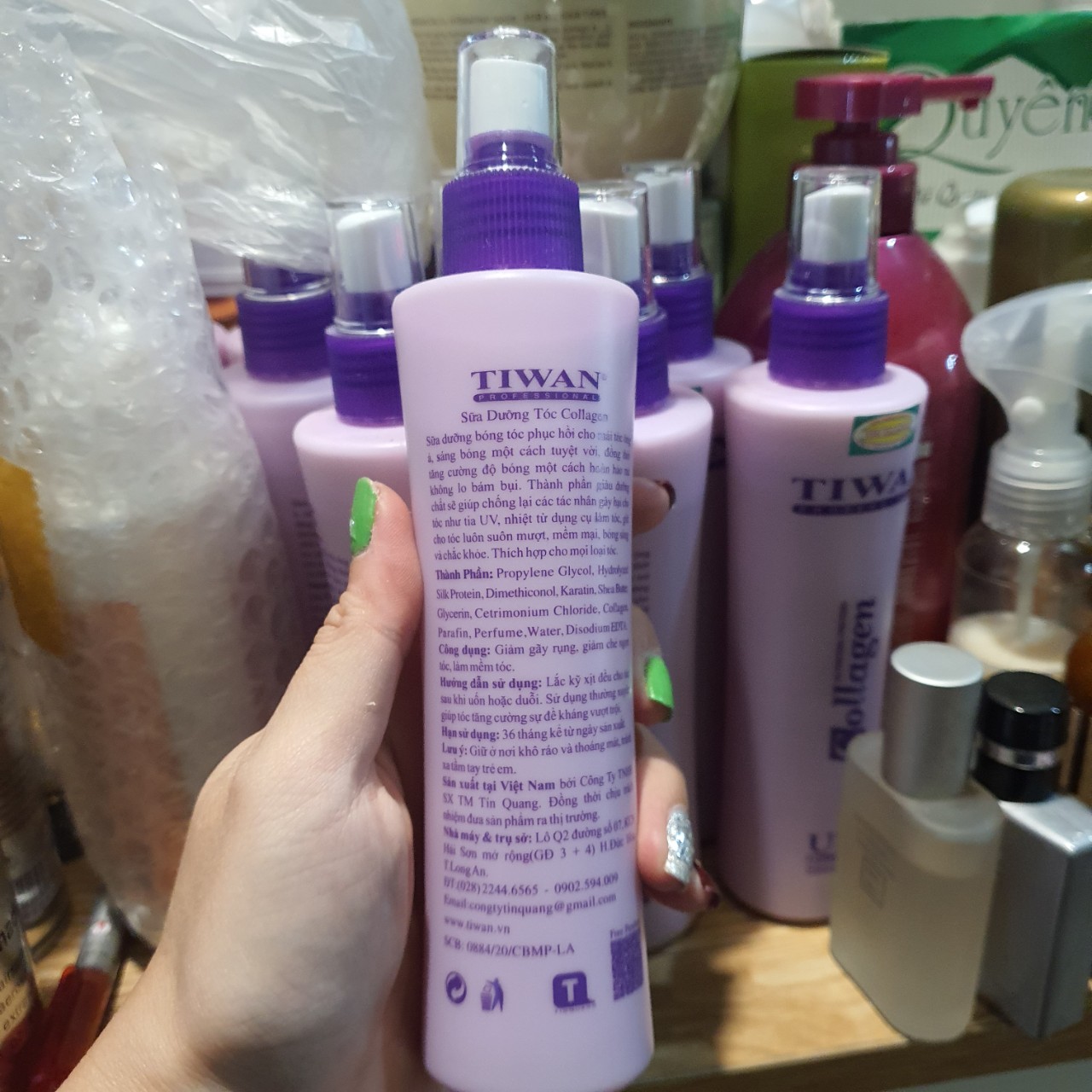 Xịt dưỡng TIWAN 250ml collagen ...
