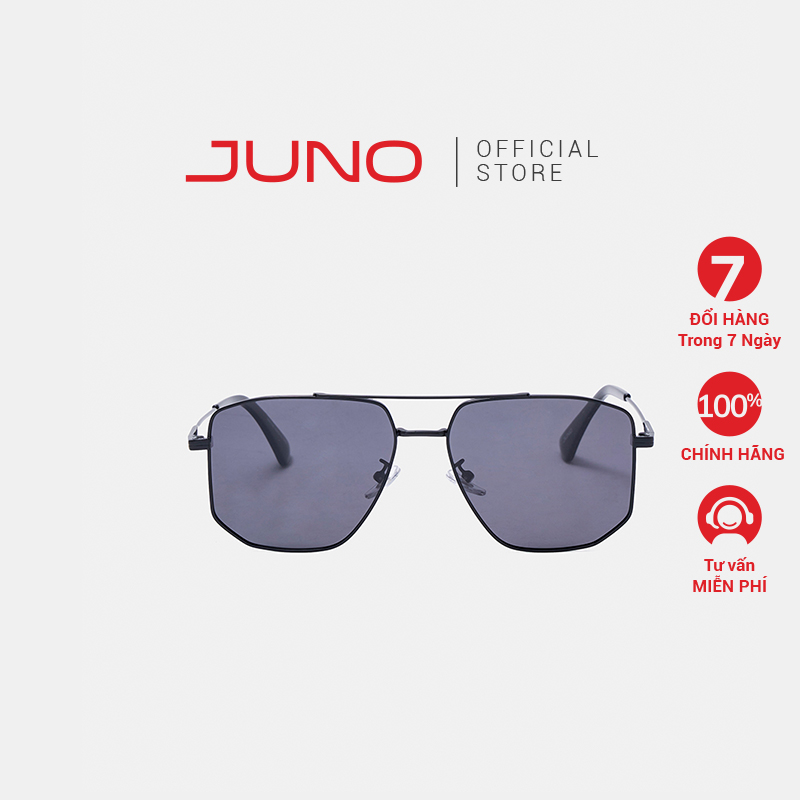 Mắt Kính Nữ Thời Trang JUNO Polygon Classic Kim Loại MK106