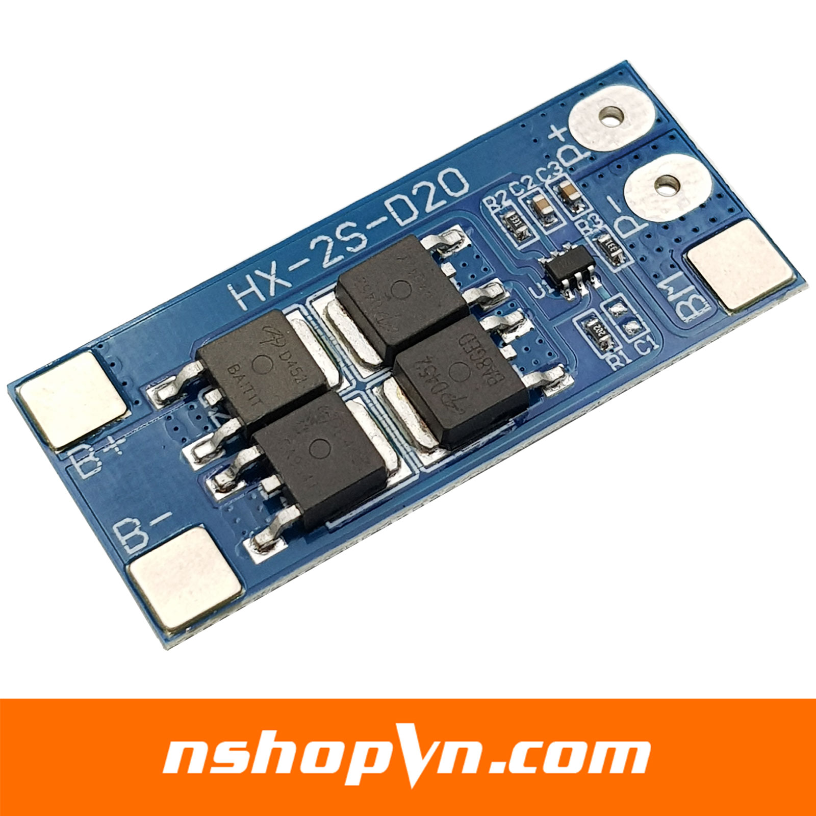Mạch sạc và bảo vệ pin 2S 20A