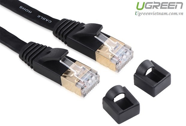 Cáp mạng đúc sẵn Cat7 dài 2m dẹt  Ugreen 11261 Cao cấp