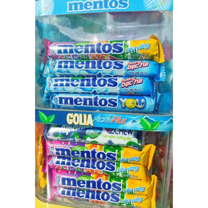 [ Chính hãng] Combo 5 thỏi kẹo Mentos Bạc hà siêu thanh mát