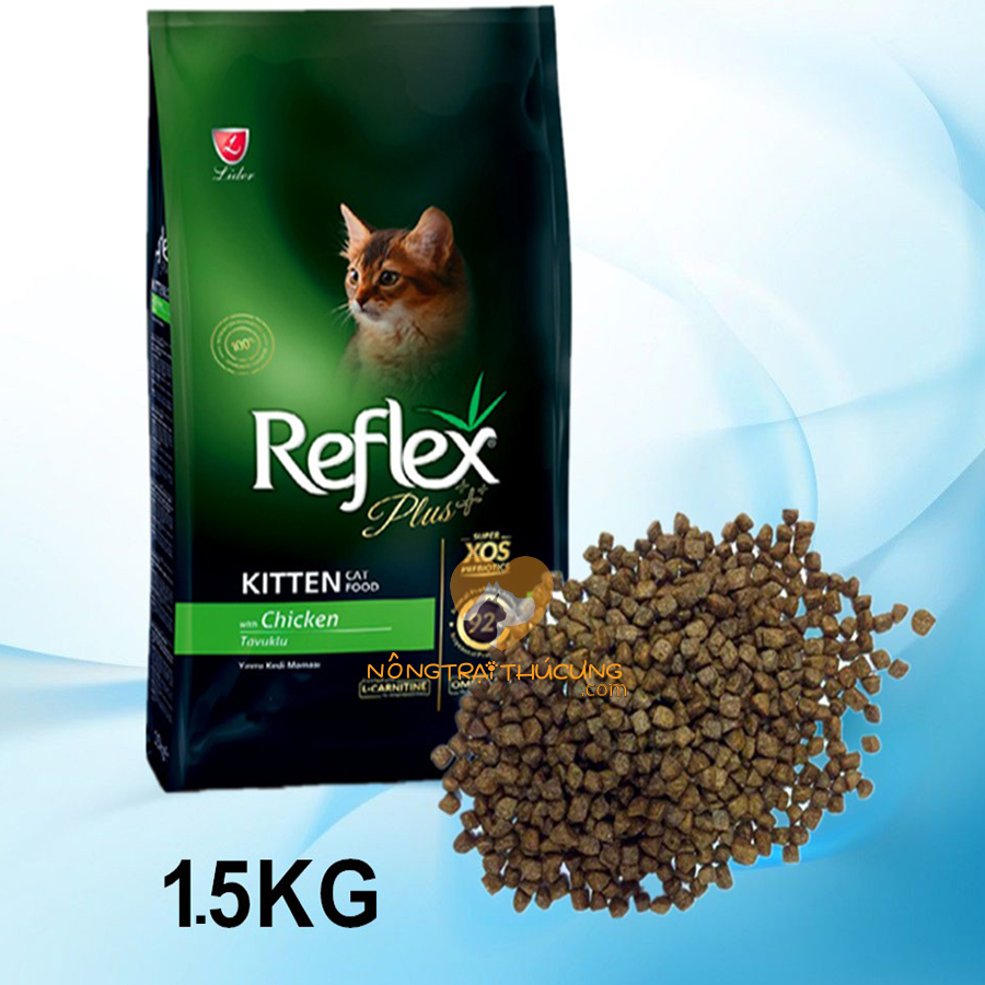 Thức Ăn Hạt Cho Mèo Con Reflex Plus Kitten Vị Gà - Reflex Plus Kitten Food Chicken - [Nông Trại Thú Cưng]