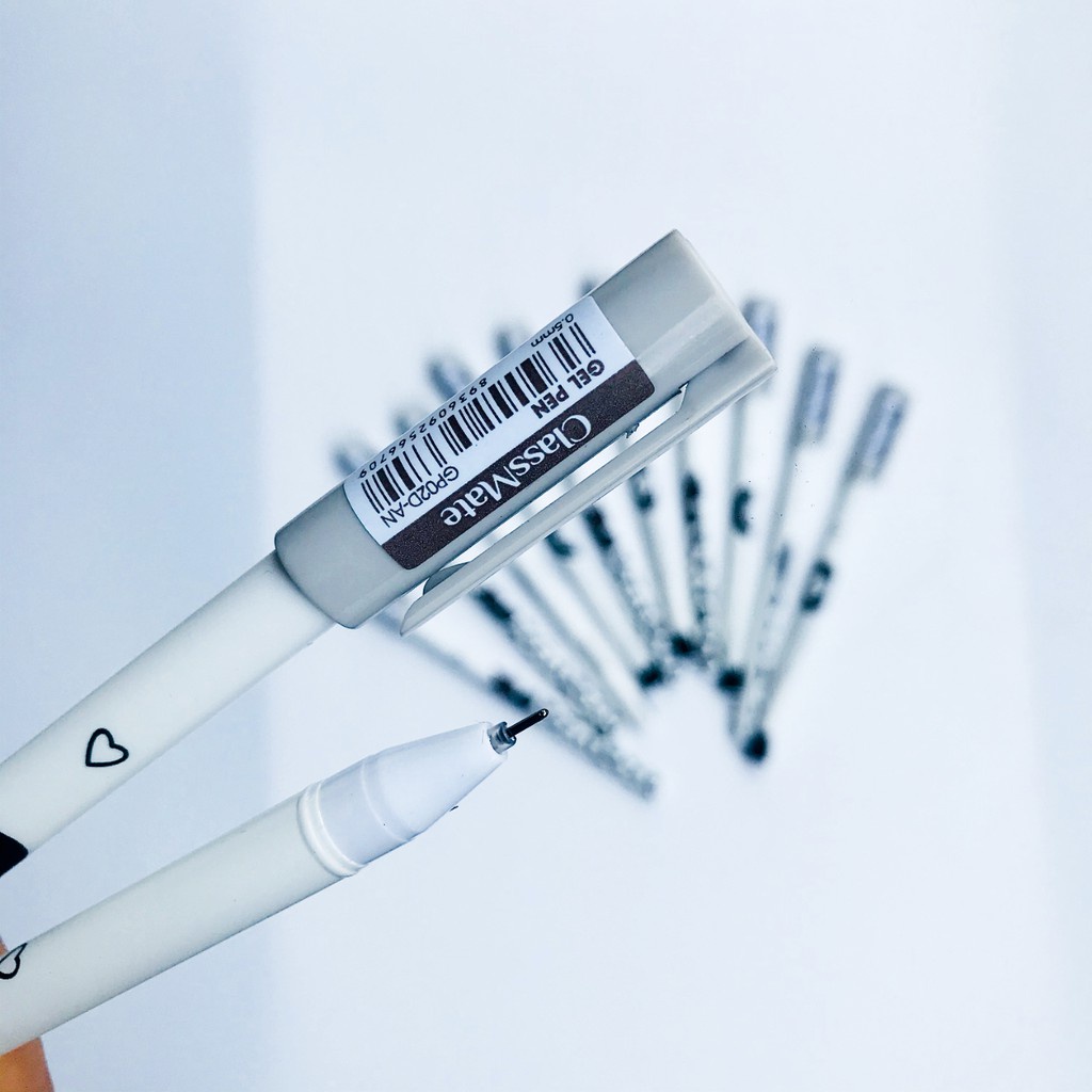 Combo 2 chiếc Bút gel 0.5mm Animals GP02-AN CLASSMATE - Tím/Xanh/Đen