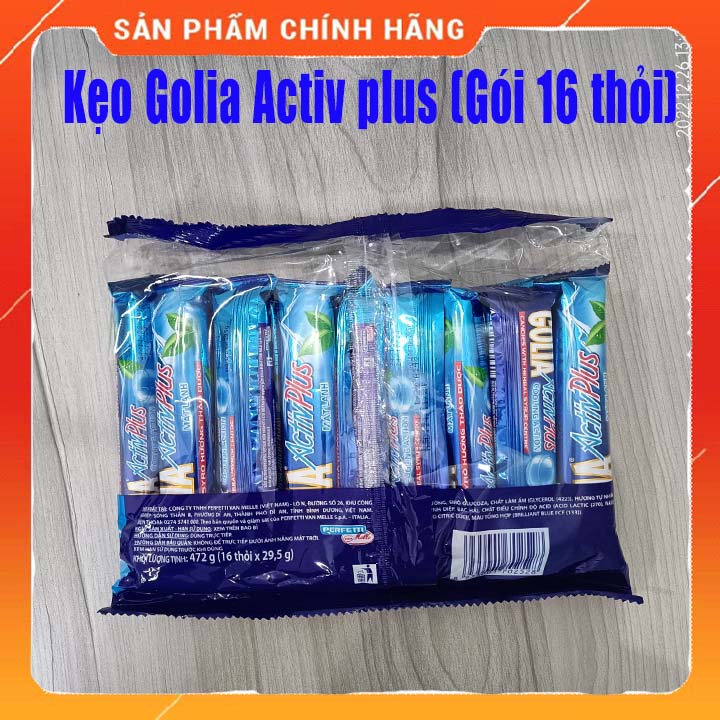 Kẹo Golia Activ plus ăn vặt (Gói 16 thỏi)
