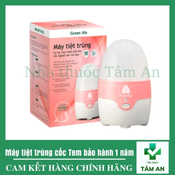 Máy Tiệt Trùng Cốc Nguyệt San Green Life Chính Hãng Tem Bảo Hành Khử Khuẩn An Toàn Tiện Lợi