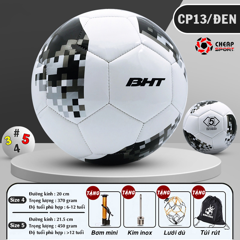 Quả Bóng Đá Trẻ Em Chính Hãng Động Lực Số 3 4 5 Trái Banh Da PVC Cao Cấp Thi Đấu Sân Cỏ Nhân Tạo Và Sân Cỏ Tự Nhiên