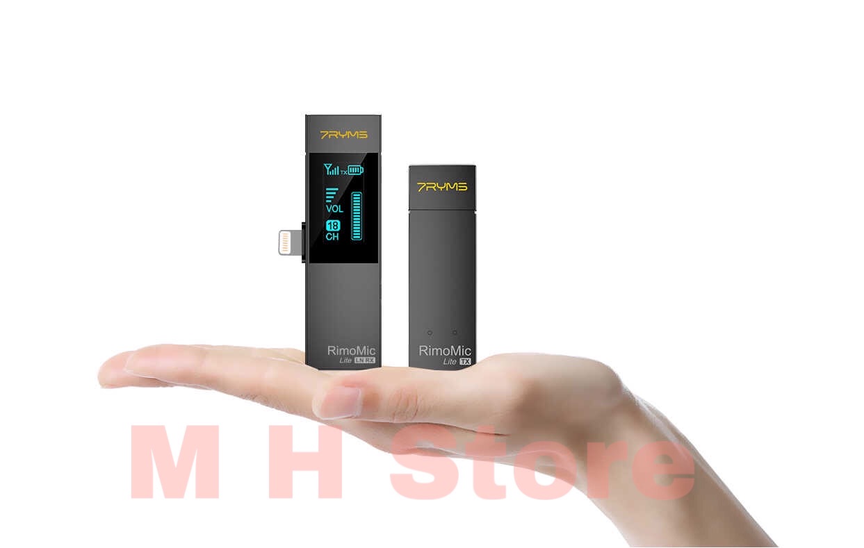 Micro Thu Âm Không Dây Cho Iphone, Android 7Ryms Rimomic