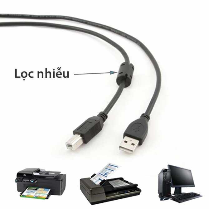 Dây cáp máy in 1,5 m lọc nhiễu