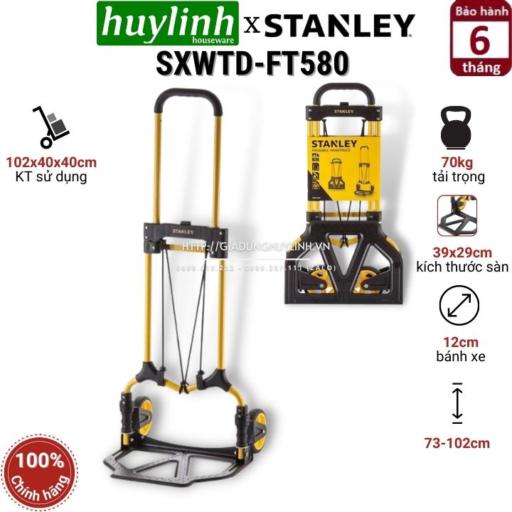 Xe kéo đẩy hàng 2 bánh stanley sxwtd-ft580 - tải trọng 70kg