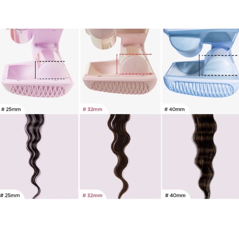 Máy dập sóng VODANA Triple Flow Wave Iron