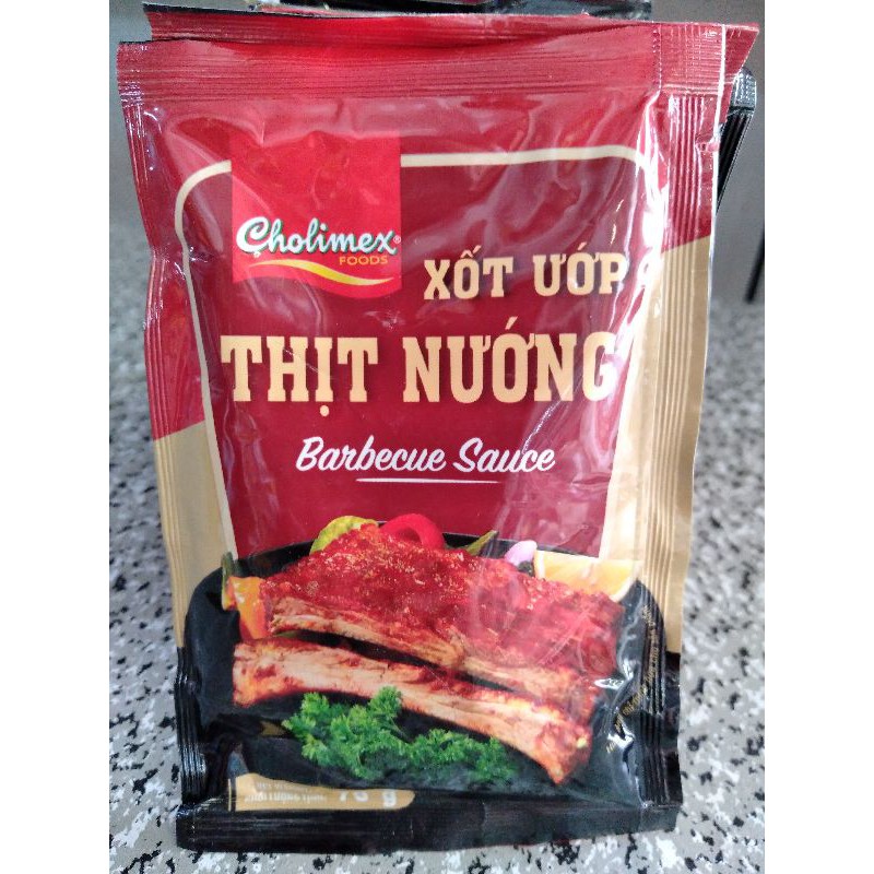 Gói xốt ướp thịt nướng Cholimex 70g