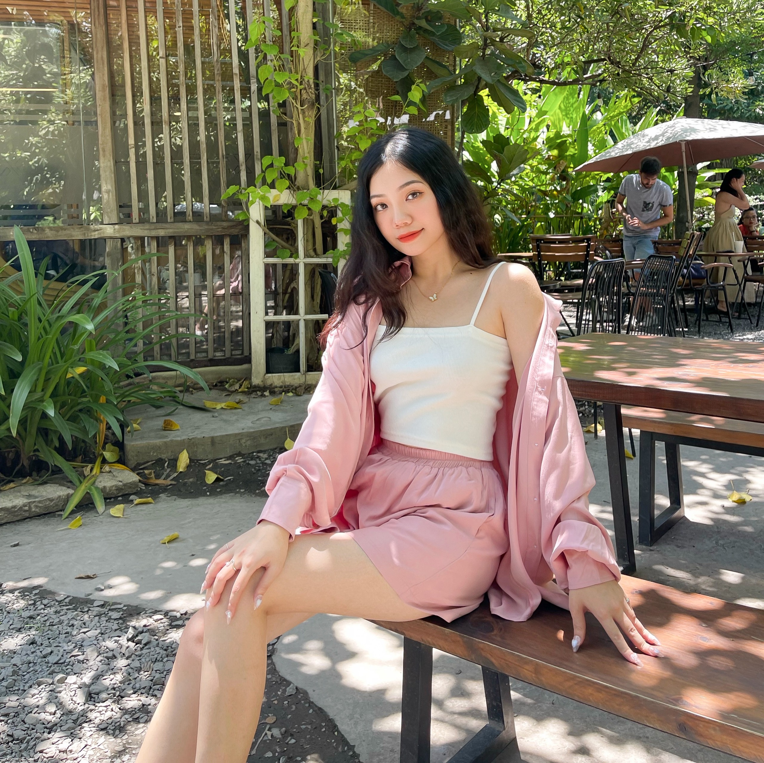 ÁO 2 DÂY BASIC ZAREEN OAL03 TRẮNG
