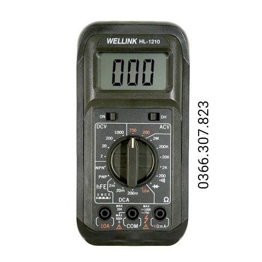 Đồng hồ vạn năng hiện số WELLINK HL-1210