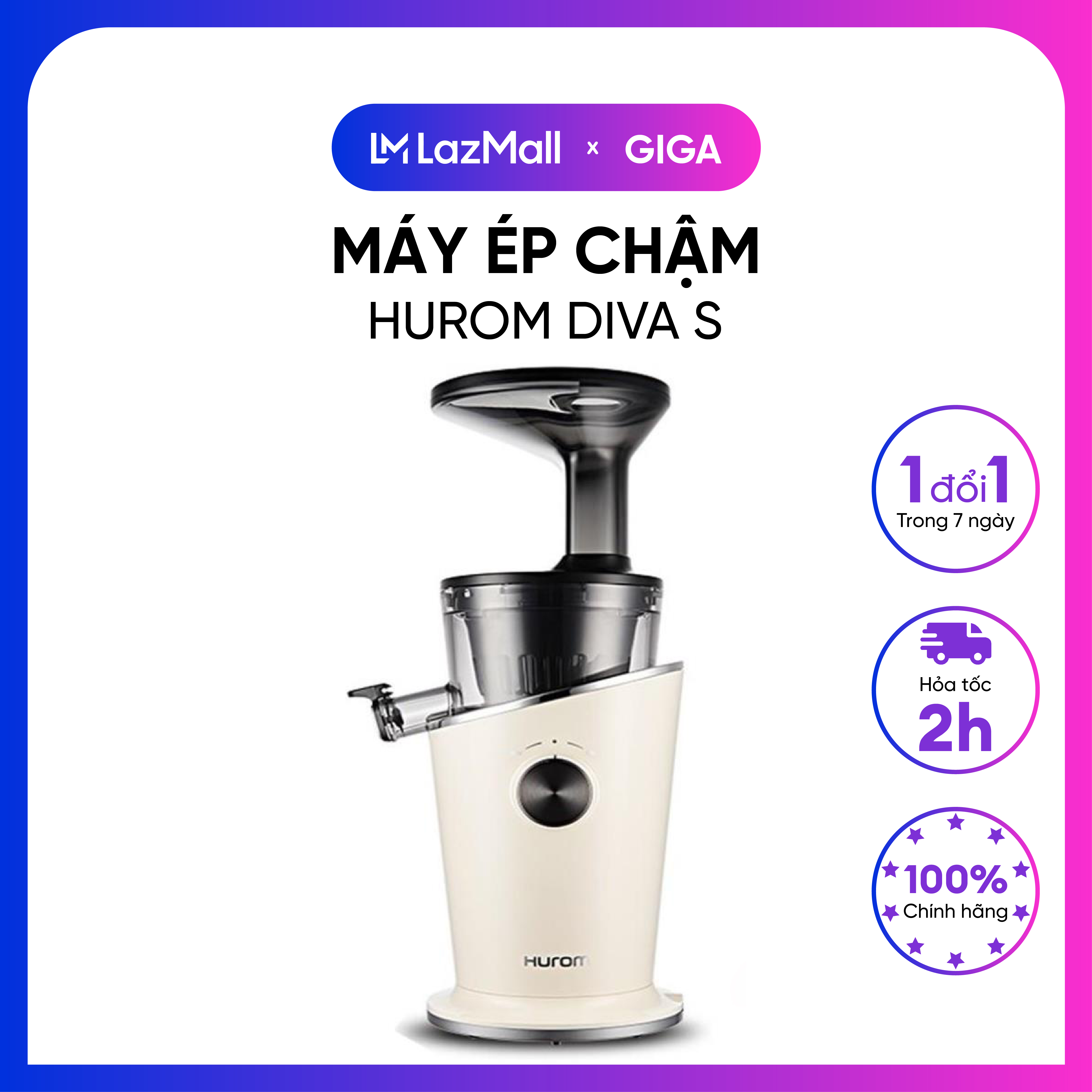 Máy ép chậm Hurom Diva S H-100S