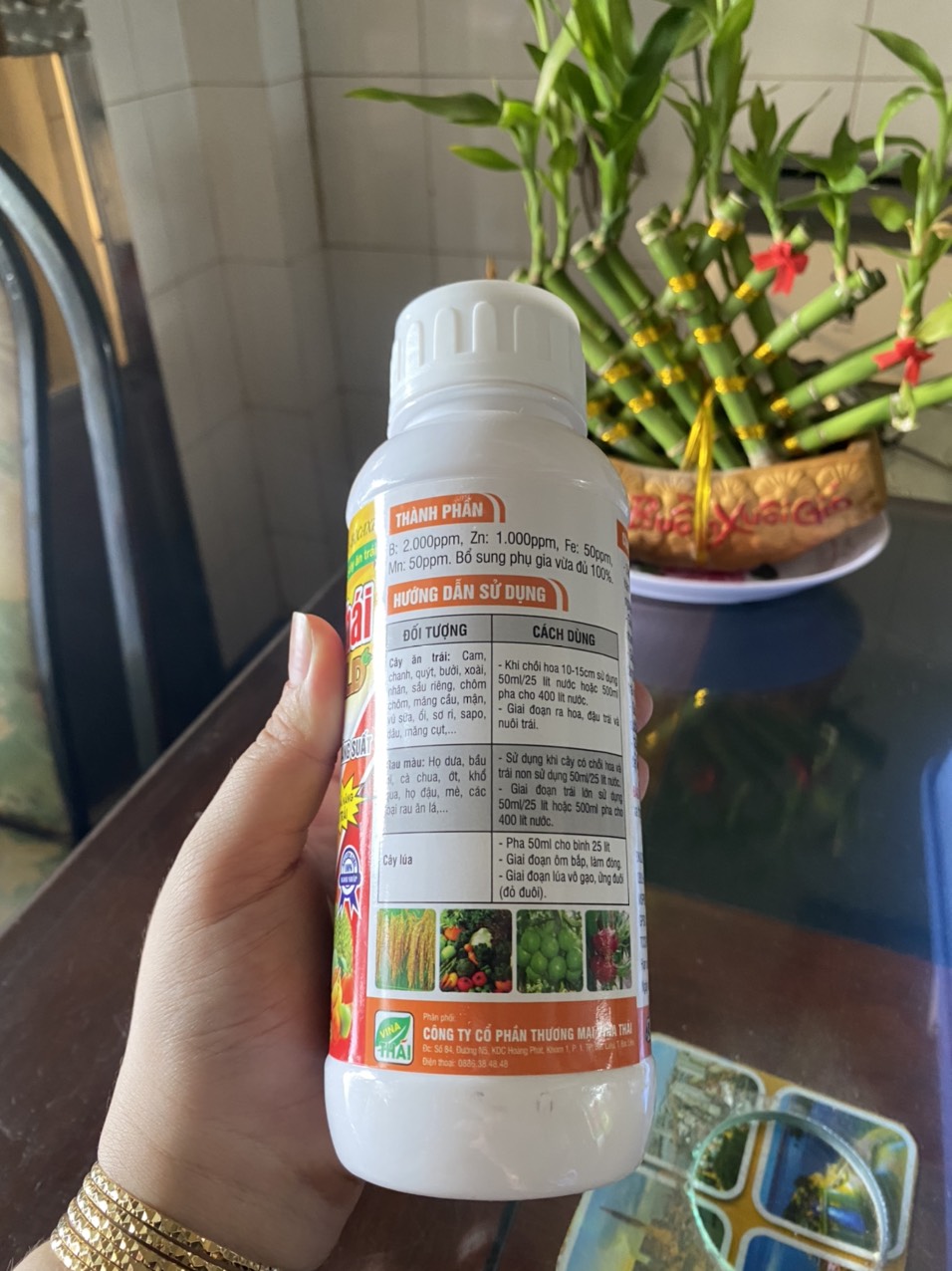 Phân Bón Vi Lượng Canxi Bo Thái 500ml